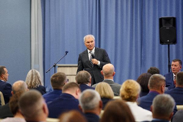 Двигаемся в одном направлении Спикер Госдумы назвал решения, способные вывести Саратовскую область на новый уровень развития
