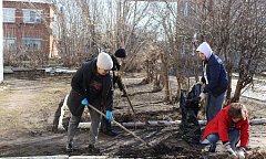 К весенней уборке приступили в Романовке