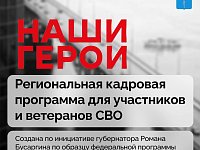 Программа «Наши герои» — новая точка опоры для защитников страны