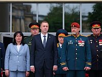 Установлен мемориал в память о выпускниках, погибших при исполнении воинского долга