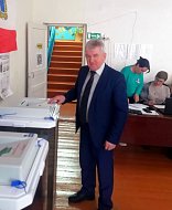 Комментарий главы Романовского района А.И. Щербакова о проведении в районе выборов Президента РФ