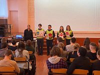 В Романовском районе прошло занятие Госавтоинспекции со школьниками