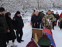 Жители села Бобылевка простились с бойцом