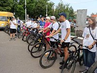 В районе стартовал традиционный велопробег