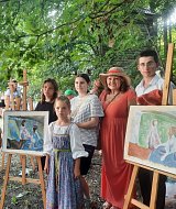 Художник и преподаватель ДШИ провела мастер-классы 
