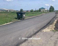 Продолжается ремонт внутрипоселковых дорог в Романовском районе