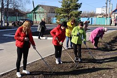 К весенней уборке приступили в Романовке