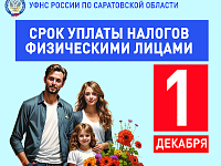Уплатить имущественные налоги за 2024 год необходимо не позднее 1 декабря 2025 года