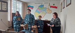Члены отряда ЮДП выступили в отделе полиции