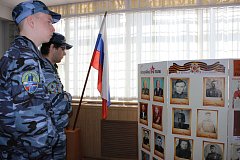 «Урок мужества» для молодых сотрудников полиции и участников общественного движения «Юный друг полиции» провели ветераны ОВД и общественники