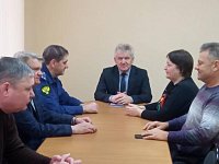 Глава района А.И. Щербаков провел прием членов семей военнослужащих, участвующих в СВО