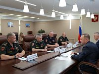 Роман Бусаргин встретился с новым руководителем саратовского института Росгвардии