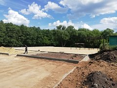 У Песковой появились пергола и габион