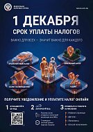 Имущественные налоги физических лиц за 2025 год необходимо оплатить не позднее 1 декабря 2026 года