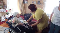 Ветерану войны  из  Романовки Р.Т. Белоцерковской - 1ОО лет!