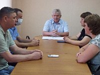 Глава района провел прием членов семей участников СВО