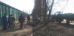  В р.п. Романовка стартовал месячник по благоустройству и санитарной очистке, который продлится весь апрель