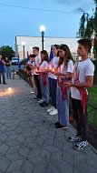 Всероссийская акция «Свеча памяти» была поддержана школьниками Романовки 22 июня