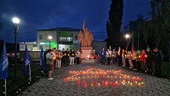 Акция «Свеча памяти» прошла в Романовском районе