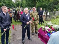 Жители Романовского района простились с бойцом СВО