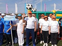 Команда романовских пенсионеров приняла участие в областной Спартакиаде