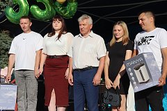 На центральной площади отметили День рождения Романовки