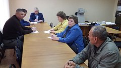 Глава района провел личный прием