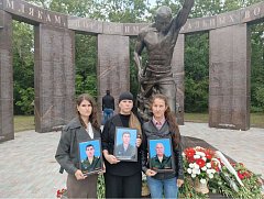 Имена романовских героев занесены на мемориал