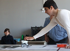 В «Точке роста» состоялись соревнования по робототехнике