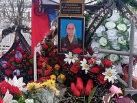 Жители Подгорного проводили в последний путь бойца СВО