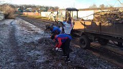 Молодогвардейцы оказали помощь ветерану