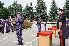 В Управлении Росгвардии по Саратовской области состоялась церемония приведения к присяге молодых сотрудников