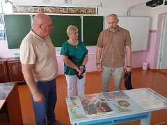 Состоялась встреча школьников с Героем России А.М. Белоглазовым