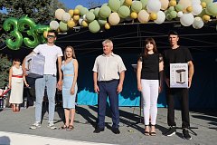 На центральной площади отметили День рождения Романовки