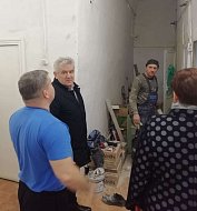 Глава района проконтролировал ремонт в ДЮСШ