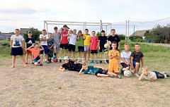 Новый спортивный объект появился на ул. Колхозной для юных футболистов