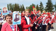 В районе торжественно встретили 78-ю годовщину Великой Победы