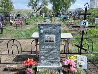 В Большом Карае установлен памятник Герою Советского Союза Н.Ф. Сосину