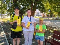 Сотрудники КЦСОН предупредили детей о соблюдении правил дорожного движения