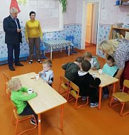 В детские сады района пришло тепло