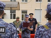 В Управлении Росгвардии по Саратовской области состоялась церемония приведения к присяге молодых сотрудников