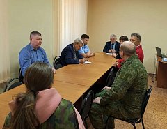 Глава района провел личный прием участников специальной военной операции и членов их семей