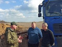 По поручению губернатора саратовским бойцам из 98-го полка доставили гуманитарный груз