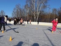 На Романовском катке состоялся праздник «Ледовые забавы»