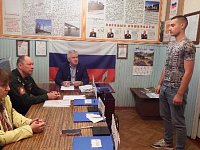 В районе идет осенний призыв