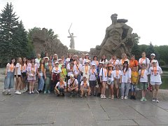 Победители районного конкурса побывали в городе-герое Волгограде