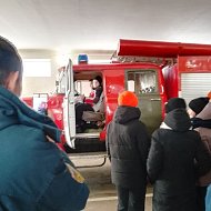 Воспитанники Дома пионеров и школьников побывали на экскурсии в пожарной части