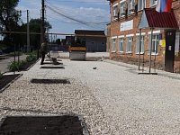 В Романовке ведутся работы по благоустройству общественной территории в рамках федерального проекта