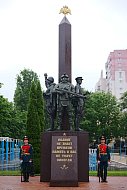 Установлен мемориал в память о выпускниках, погибших при исполнении воинского долга
