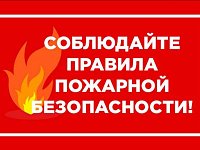 Граждане, соблюдайте меры пожарной безопасности